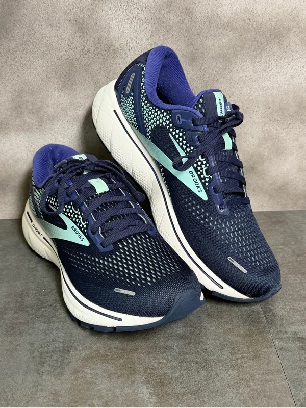Brooks Ghost 14 Women's Navy Blue Running Shoes 1203561B446 Size 8.5B - Image 15