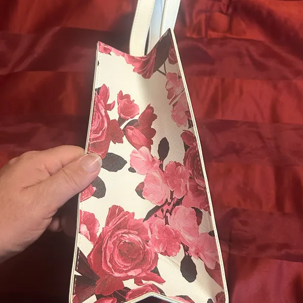 Ted Baker Pink and Red Floral Tote Bag - Image 7
