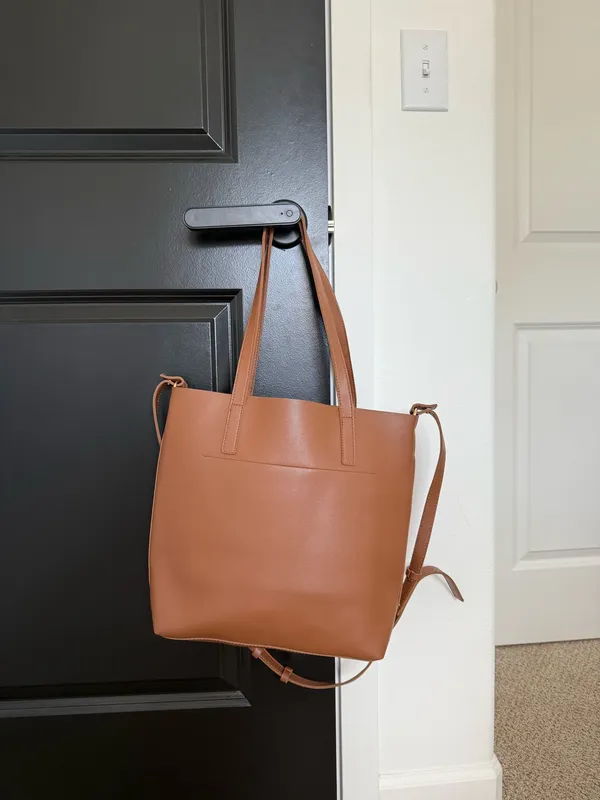 Henny + lev camel brown tote bag  - Image 6