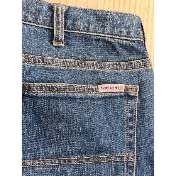 Carhartt Women's Blaine Jeans Size 16 Regular Original Fit Straight Leg Denim - Image 8