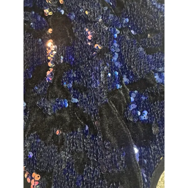 iHeartRaves Sequin Burnout Lace Up Bodysuit Rave Festival Party EDM Size S - Image 11