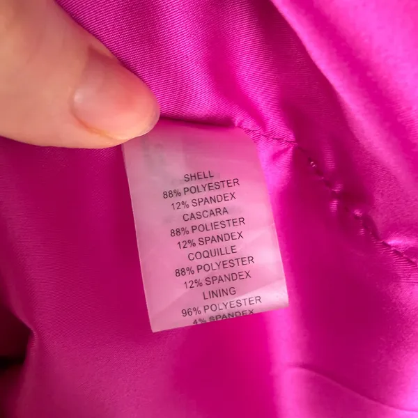 Vince Camuto One Shoulder Bow Pink Sheath Dress Size 6 Cocktail Wedding Evening - Image 10