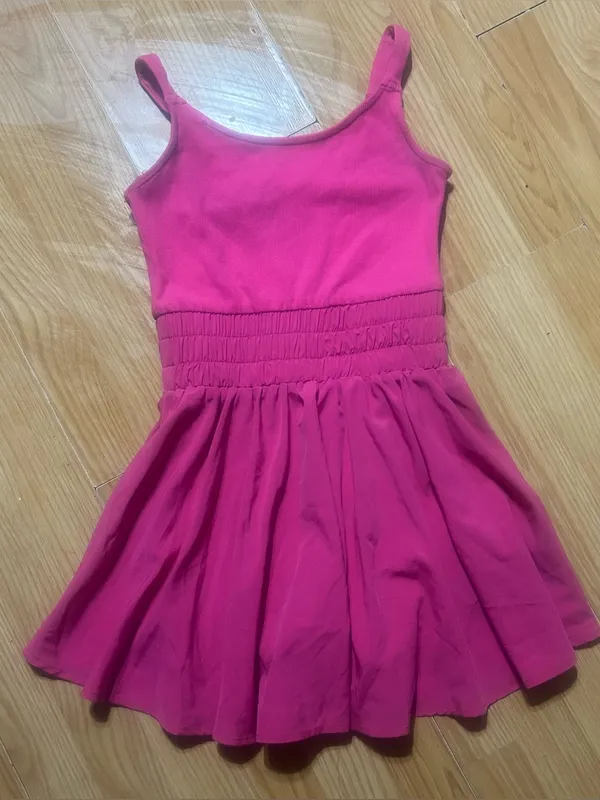 3/20 Size Small pink ladies athletic wear tennis dress(shorts) - Image 2