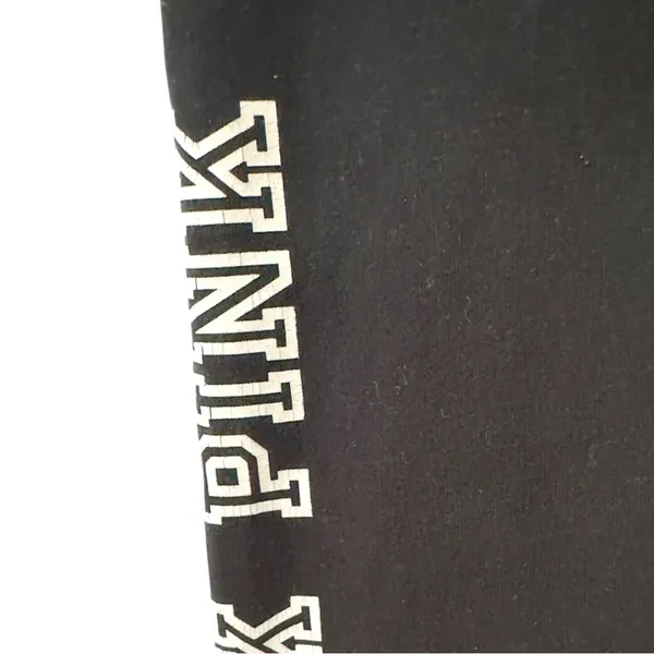 PINK Victoria's Secret | EUC Black with Plum Waistband Jogger Sweatpants (sz XS) - Image 8