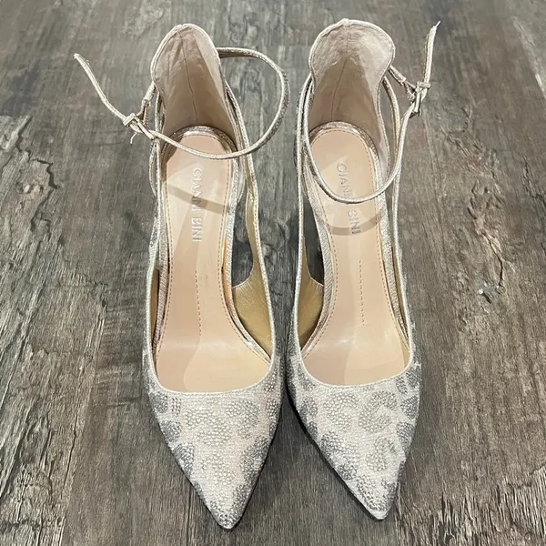 FINAL PRICE Gianni Bini Rhinestone Cheetah Heels - Image 2