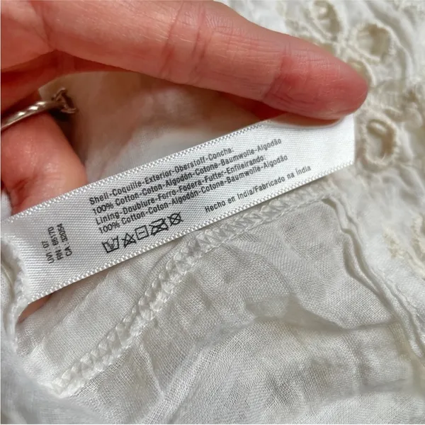 Free People Eyelet Ruffle Mini Skirt - Image 11