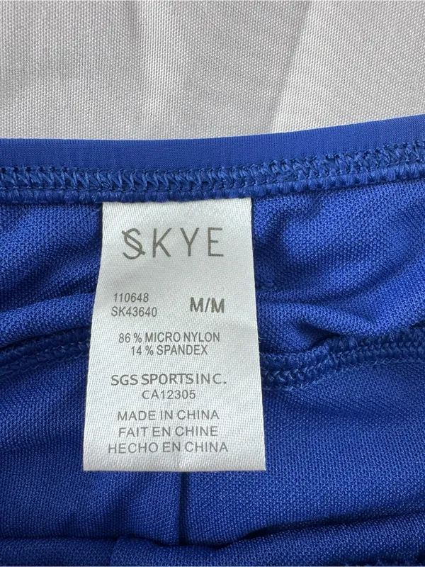 Skye Swimwear Royal Blue Women's Swim Bike Shorts - Image 5