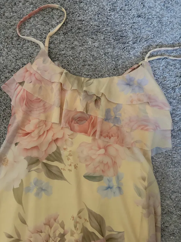 Gorgeous yellow floral dress - Image 2