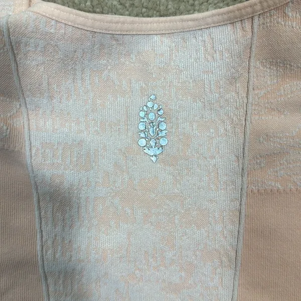 Free People Movement Pink Cropped Tank Top Sporty Athletic Women Size XS - Image 5