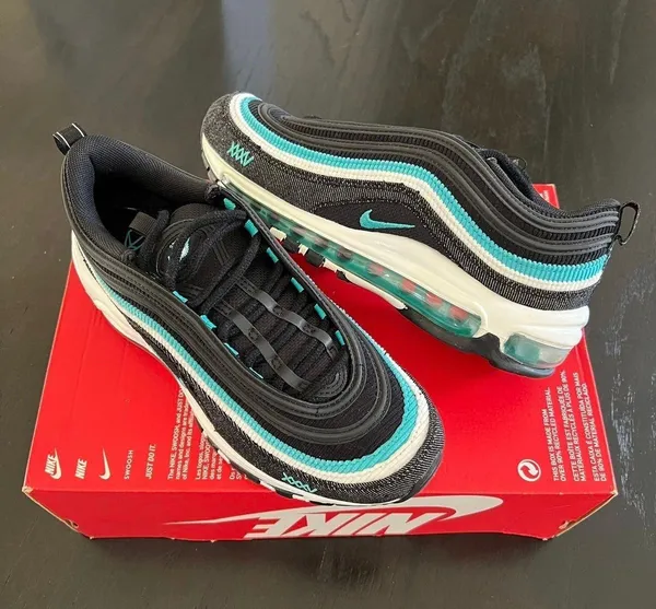 Nike New Air Max 97 ‘Black Sport Turquoise' - Image 4