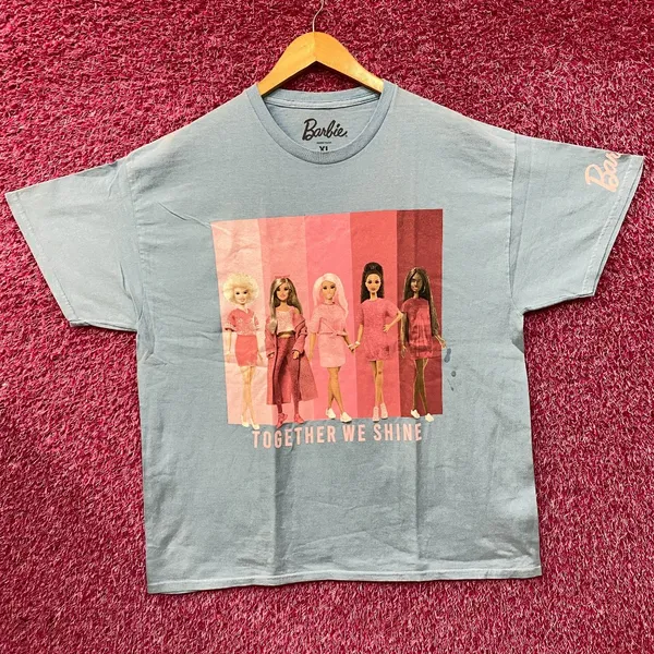 Barbie Together We Shine Blue T-Shirt XL - Image 3