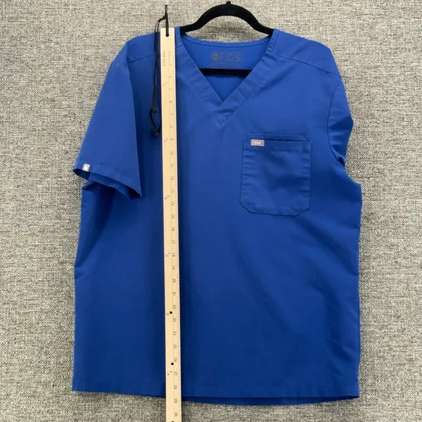 FIGS‎ Scrub Top Blue L - Image 12