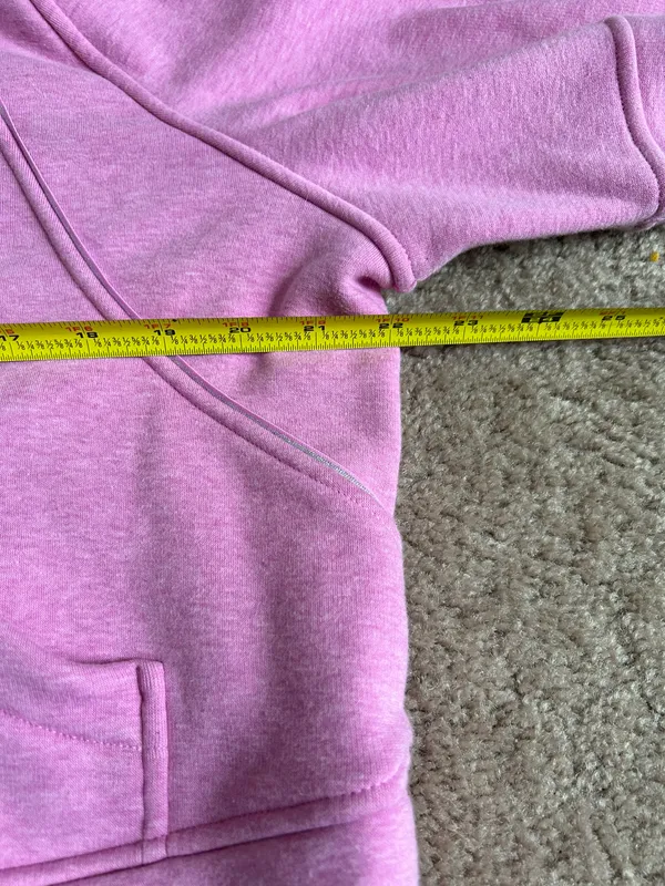 Lululemon Scuba Oversized Half-Zip Hoodie *Plush Heathered Dahlia Mauve - Image 9