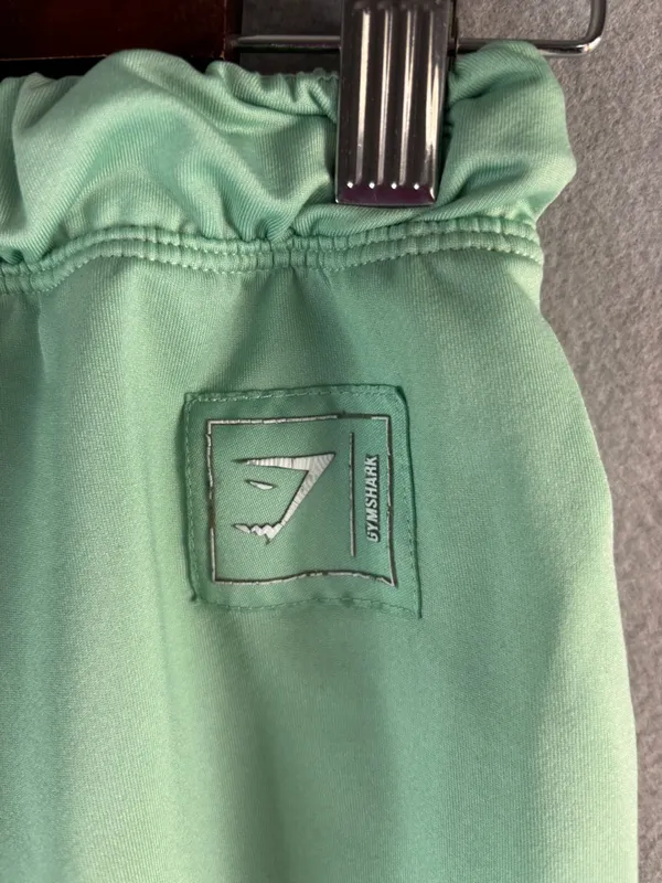 Gymshark S Mint Green Athletic Pull-On Yoga Workout Shorts - Image 7