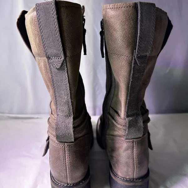 Timberland Women's Tan Leather Heeled Boots - Image 10