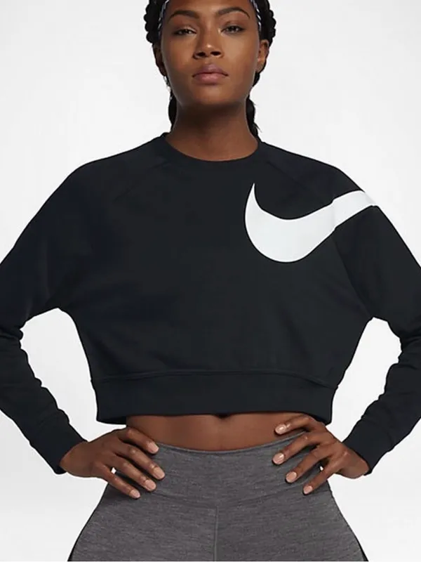 Nike Dri-Fit Versa Cropped Sweatshirt - Image 2