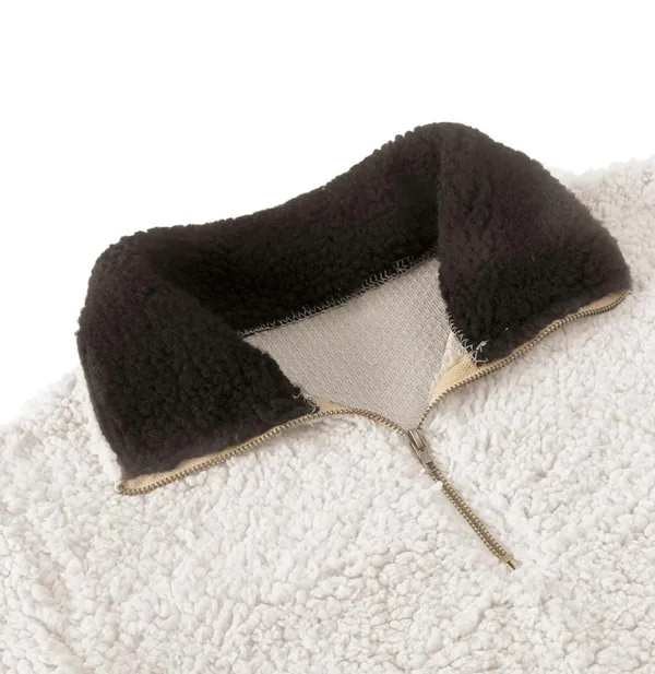Amazon 1/4 Zip Fleece Sherpa Pullover - Image 2