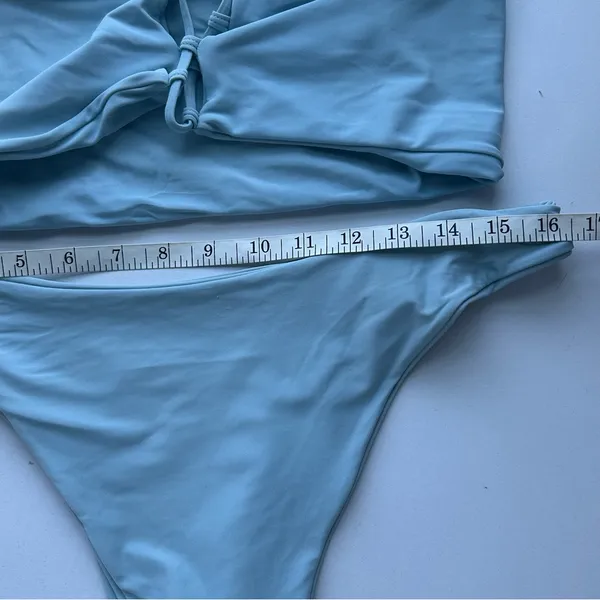 Light Blue Women's Bikini Set - Image 4