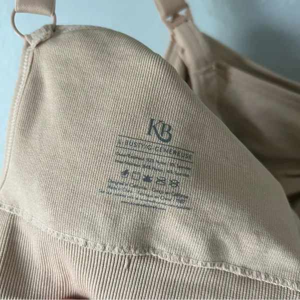 Kindred Bravely Sublime Hands-Free Pumping Nursing Bra Beige Large Busty E-H Cup - Image 8