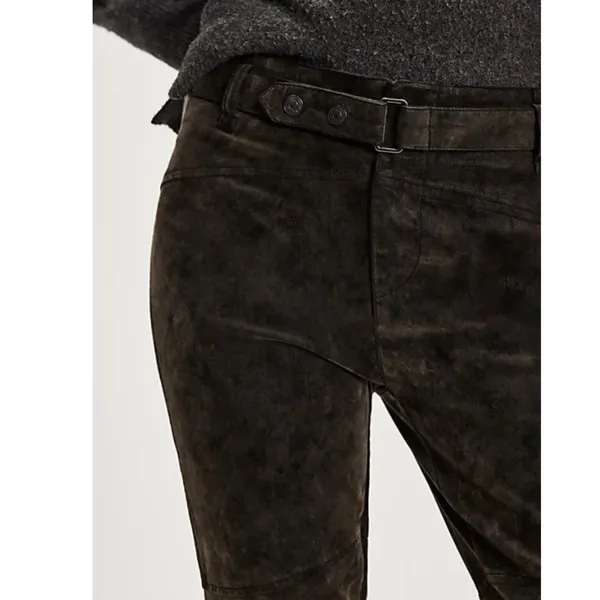 FREE PEOPLE We‎ The Free Titan Vegan Suede Pants Size 28 NWT - Image 3