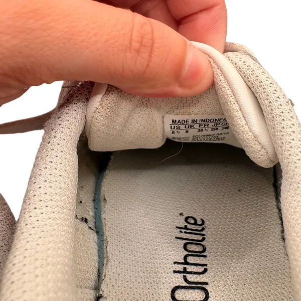 Adidas Superstar Sneakers 6.5 White Black Leather Classic Shell Toe College Shoe - Image 9
