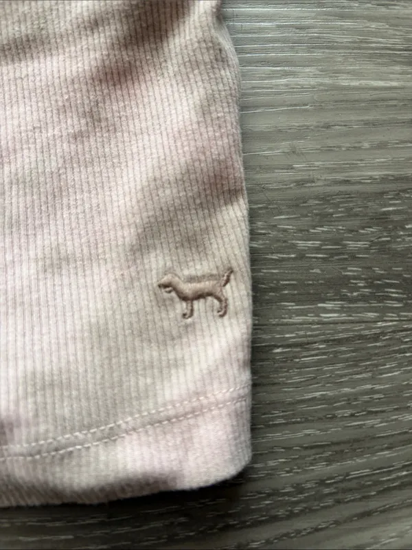 PINK Victoria’s Secret Light Pink Ribbed Crop Tank Top - Image 3