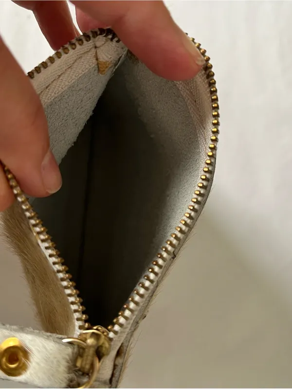 Haircalf Zip Wallet in Light Brown used - Image 7