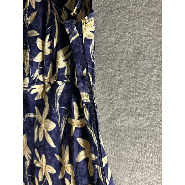 Alyn Paige Midi Tank dress small blue floral‎ - Image 6