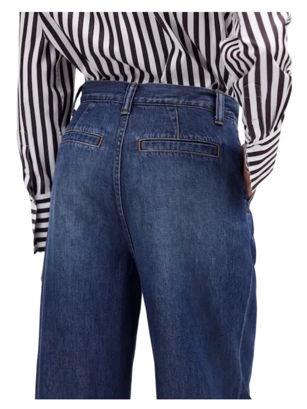 Madewell The Harlow Wide-Leg Jeans Airy Denim Edition Size 25 In Fieldale Wash - Image 3