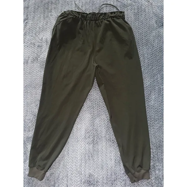 Lululemon Women's‎ Jogger Pants On The Fly Luxtreme Dark Olive Green Size 14 - Image 5
