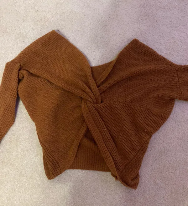 SheIn Twist Back Sweater - Image 2