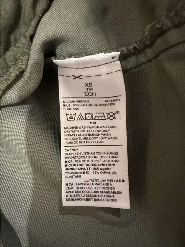 Camo jacket Green Size XS - Image 3