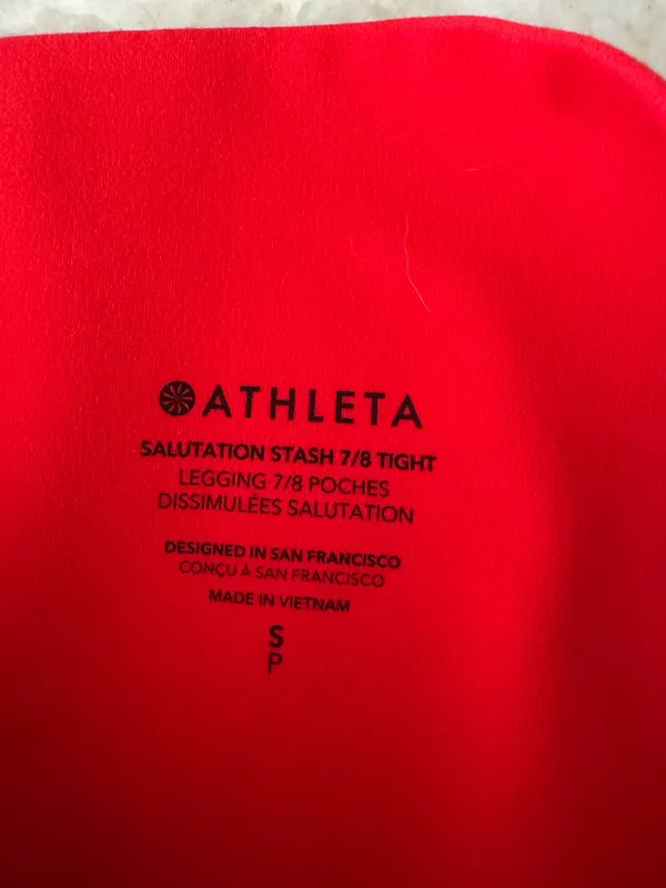 Athleta salutation stash 7/8 Leggings Small - Image 5