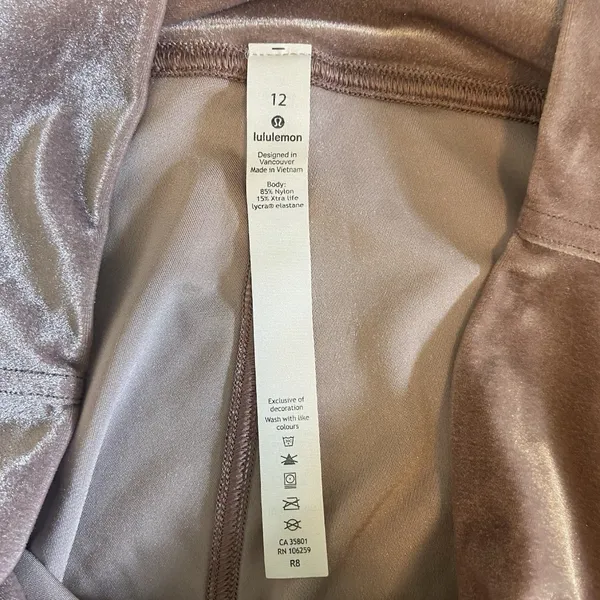 Lululemon Wunder Lounge High-Rise Tight 27” Velvet‎ Spanish Oak Yoga Gym Size 12 - Image 6