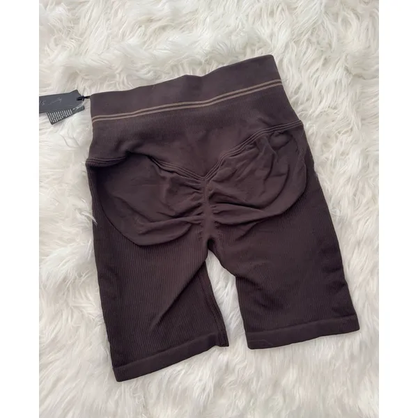 Skims Ribbed Seamless 5” Biker Shorts Phoenix Size XS - Image 6