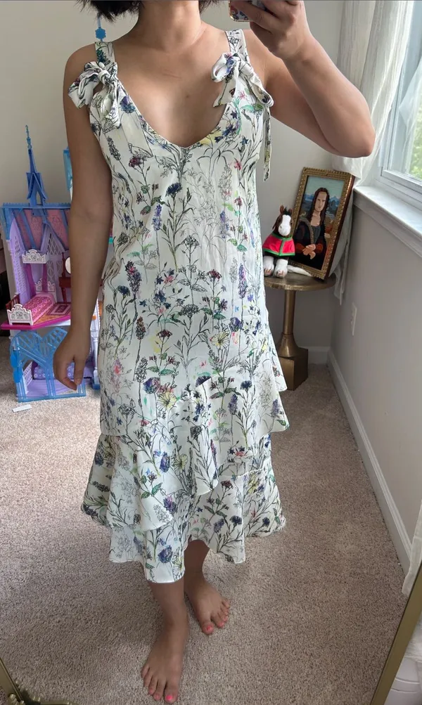 H&M floral dress. S - Image 2