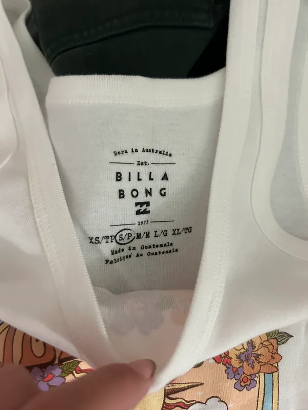 Billabong White Tank Top - Image 2