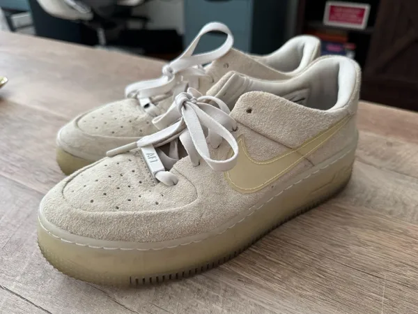 Nike Beige  Women’s Air Force 1 - Image 5