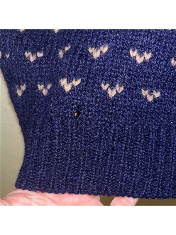 Vintage 90s Multicolor Knit Sweater Vest - Image 7