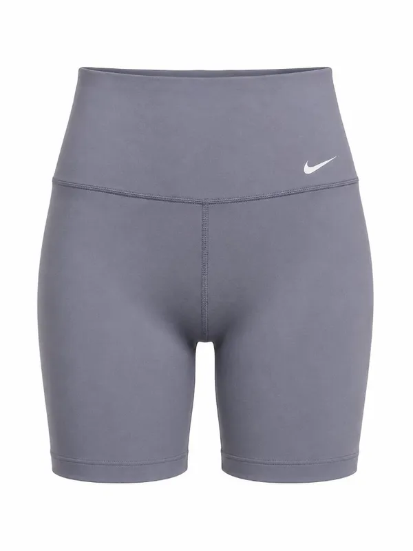 Nike One Dri-FIT High Waisted Biker Shorts Blue Gray Women’s Small - Image 2