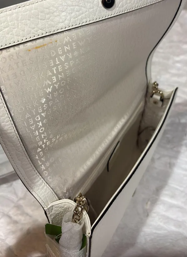 Leaf Print Clutch Shoulder Bag .NWT . - Image 9