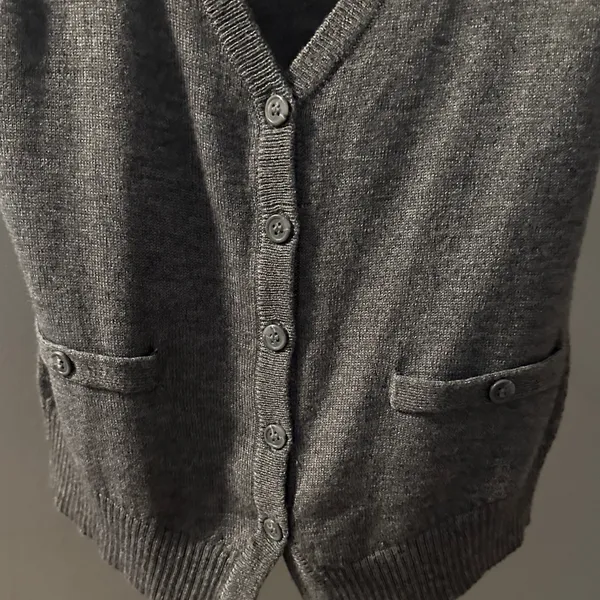H&M Charcoal Knit Vest Size XS - Image 3