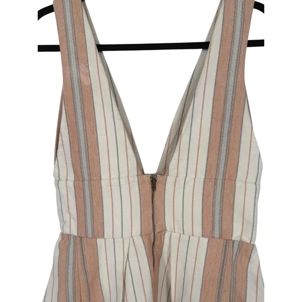 Majorelle Womens Striped Deep V-Neck Mini Dress Jumper Size Small Boho Festival - Image 6