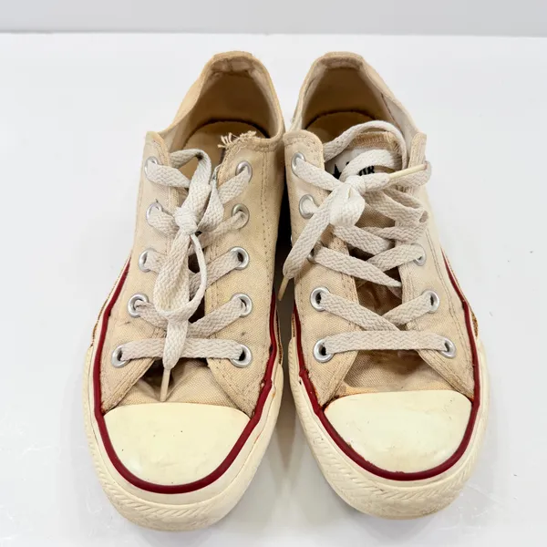 Converse Chuck Taylor All Star Low M7652 Cream Sneaker Shoes Women’s 6 Men’s 4 - Image 3