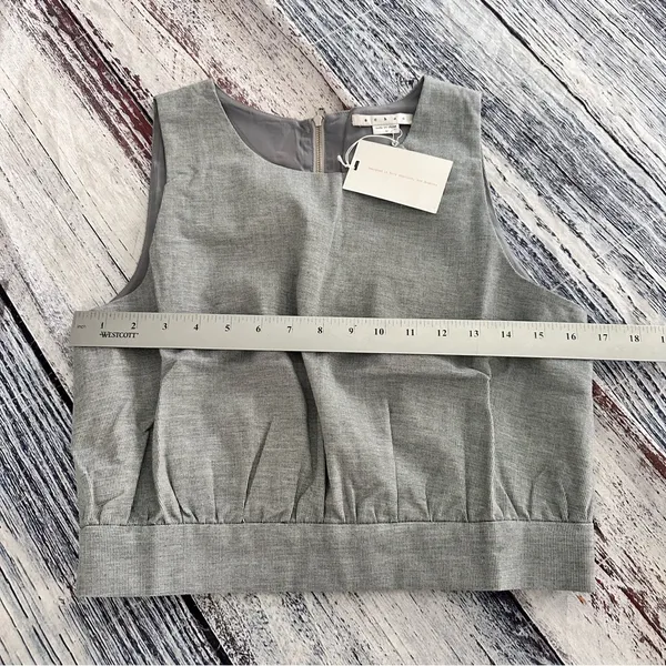 ACHRO NWT Gray Pinstripe Sleeveless Women's Top - Image 7