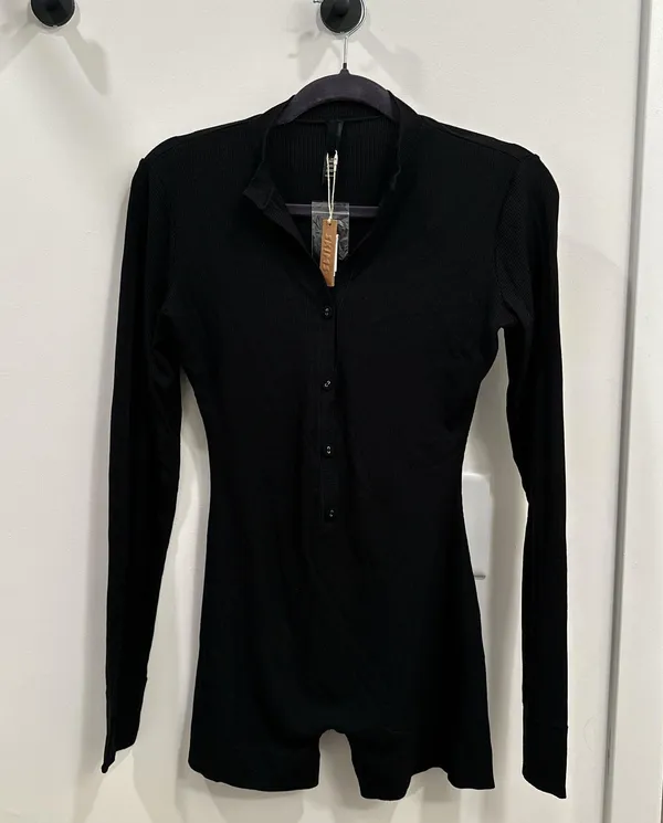 Skims soft lounge henley romper  - Image 2