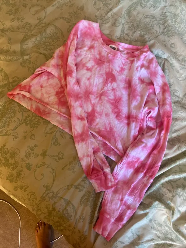 Pink Tie dye Crop Top - Image 4