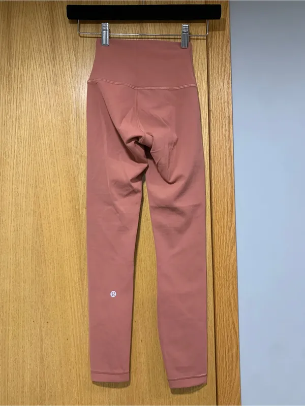 Lululemon Salmon Pink Leggings - Size 0 - Image 2