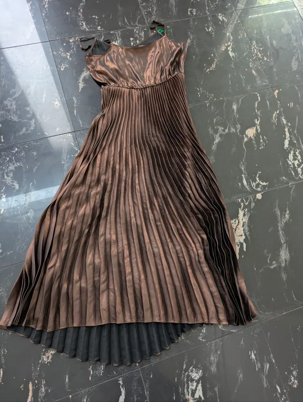 ALLSAINTS Jaclyn Shine Dress Size M - Image 4