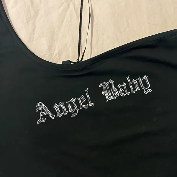 Dolls Kill Horoscopez ‘angel baby’ rhinestone top - Image 3